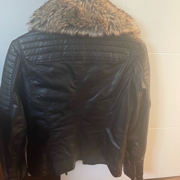 True love leatherette jacket. Size Medium. - Picture 2 of 4